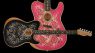 Fender Pink Paisley and Black Paisley Acoustasonic Telecaster