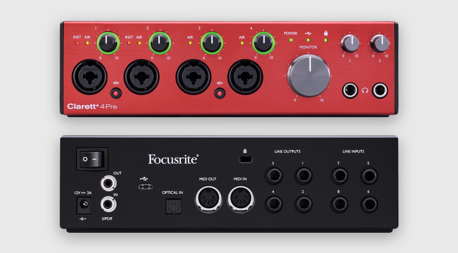 Focusrite Clarett+ 4Pre