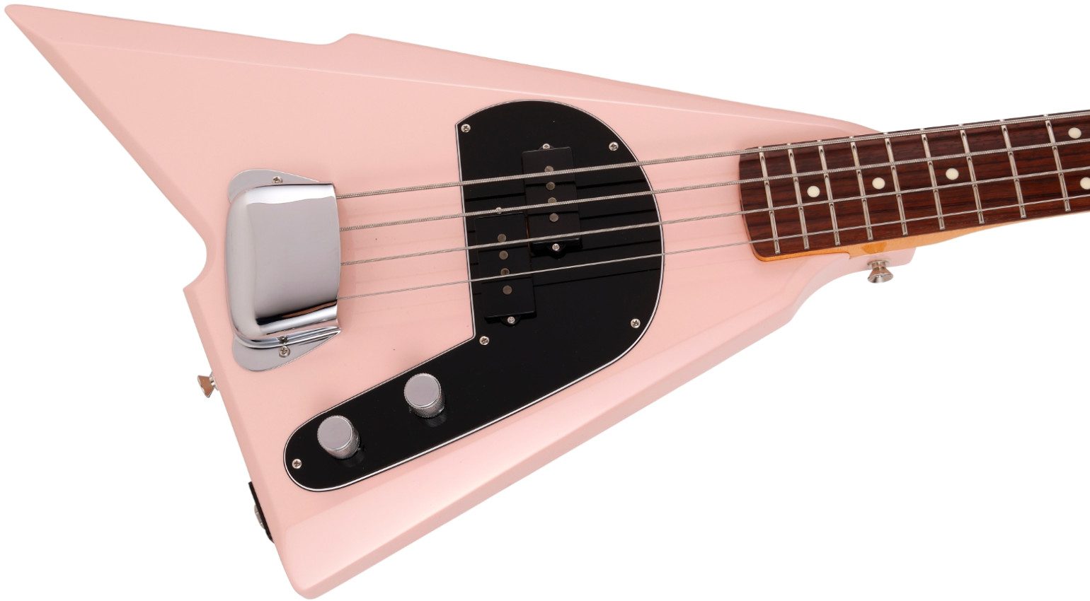 Hama Okamoto Fender Katana Bass Shell Pink Body