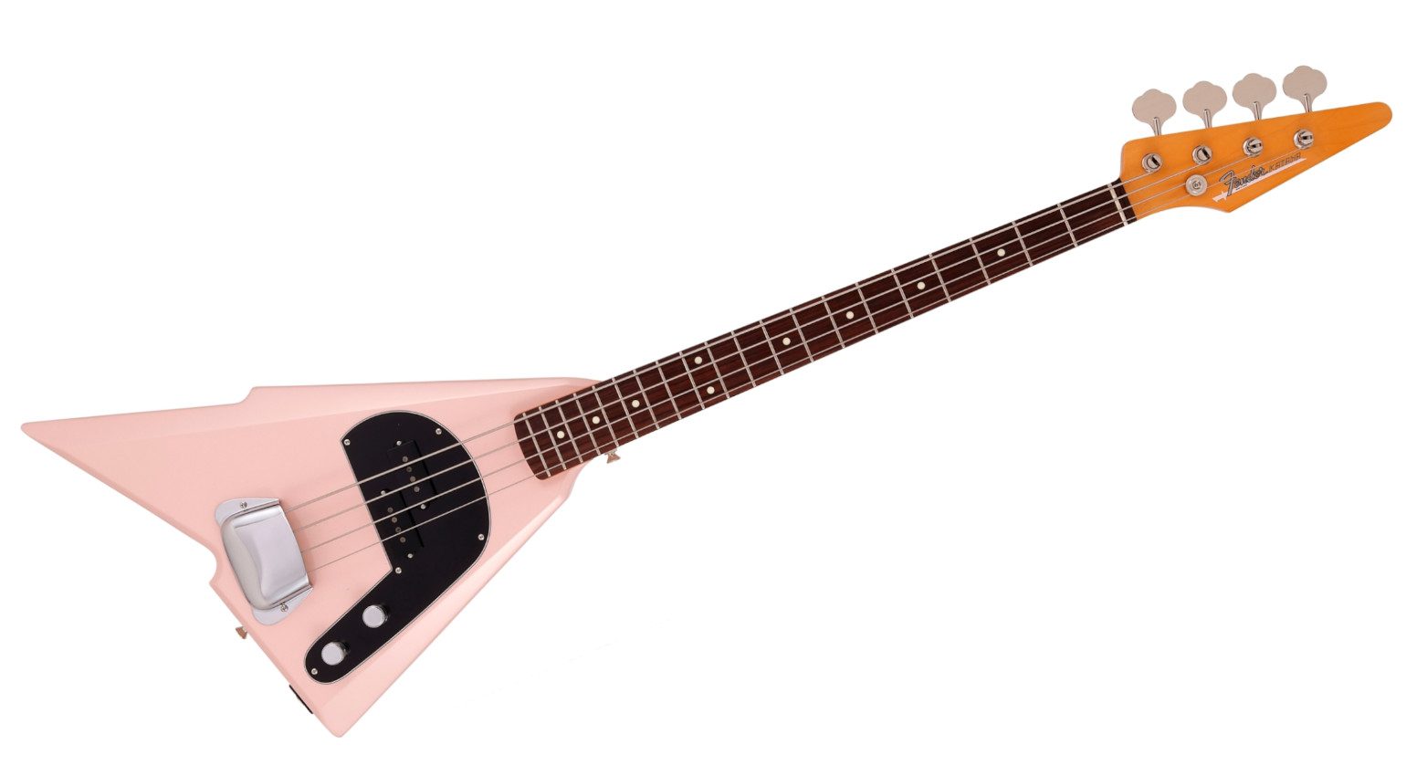 Hama Okamoto Fender Katana Bass Shell Pink Front