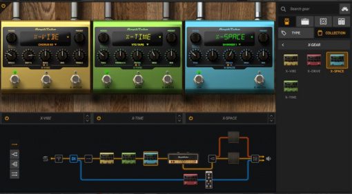 IK Multimedia X-GEAR Effekt Pedal Virtuell Amplitube