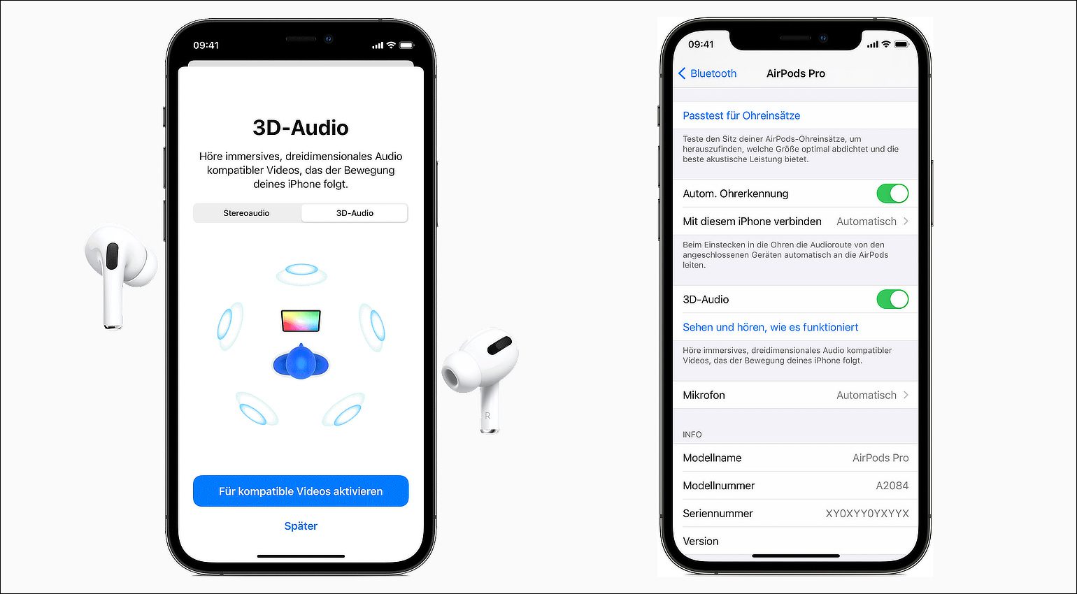 Spatial Head Tracking: intensiveres 3D-Audio-Erlebnis in iOS 15