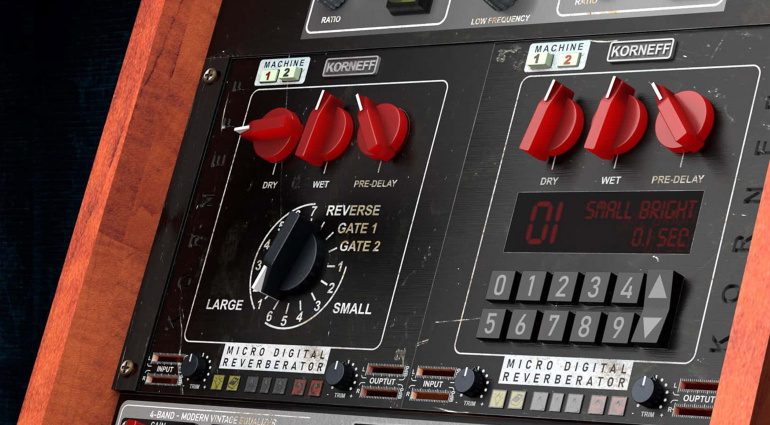 Korneff Audio veröffentlicht Micro Digital Reverberator Plug-in für 20 $