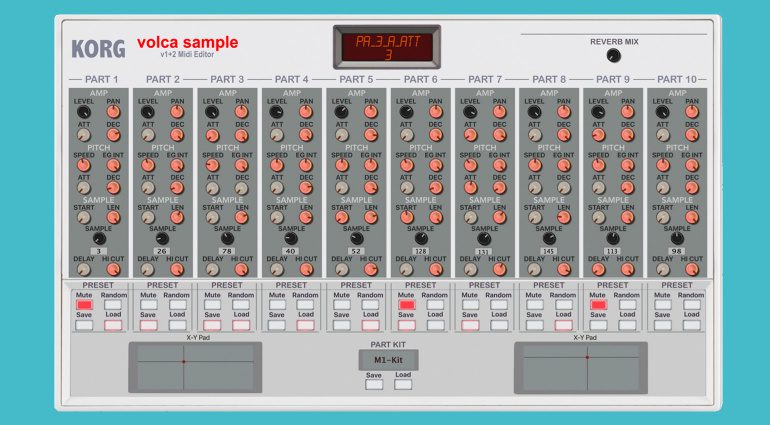 Momo Müller veröffentlicht Korg Volca Sample Editor VST Editor und Controller