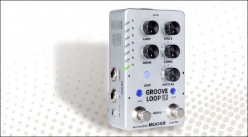 Mooer Groove Loop X2 Looper Drum Machine Stereo Effekt Pedal Teaser