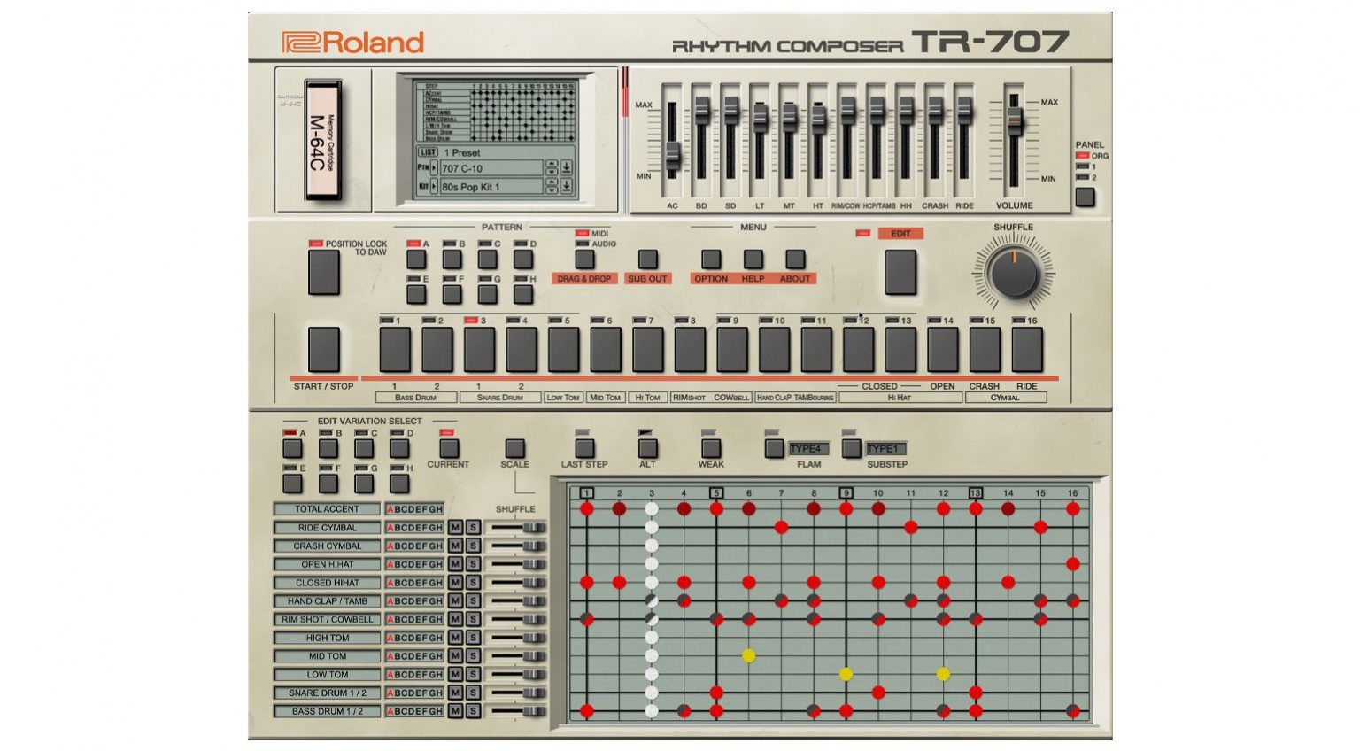Roland veröffentlicht die TR-707 und TR-727 Software Rhythm Composer ...