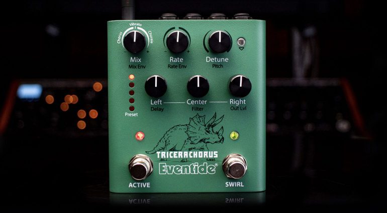 Eventide TriceraChrorus Effekt Pedal Front Teaser