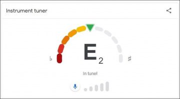 Google Guitar Tuner Teaser