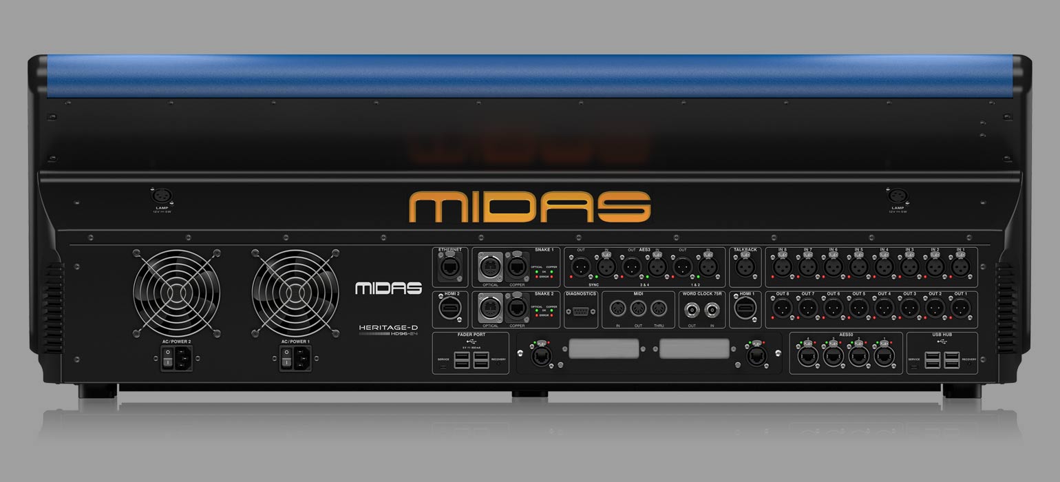 Midas HD96-24-CC-TP Rückseite