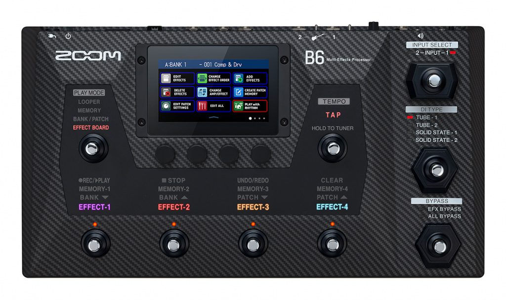 ZOOM B6 Multi-Effects Bass Processor