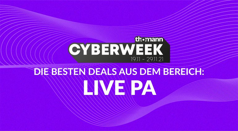 Thomann Cyber Week 2021: Die besten PA/Live-Deals