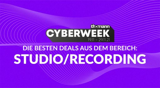 Thomann Cyber Week 2021: Tolle Deals für Studio und Recording