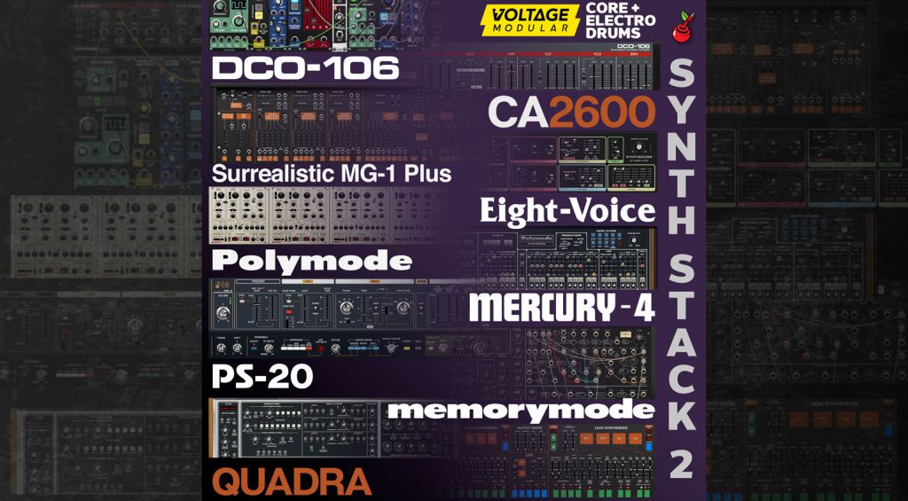 Cherry Audio präsentiert Quadra Synthesizer und Synth Stack 2 Bundle