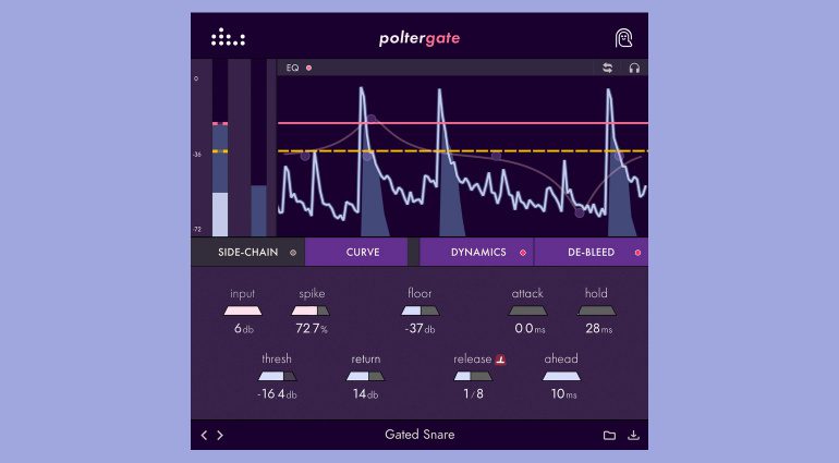 Denise Audio Poltergate: Mehr als ein Gate Plug-in für Audioaufnahmen