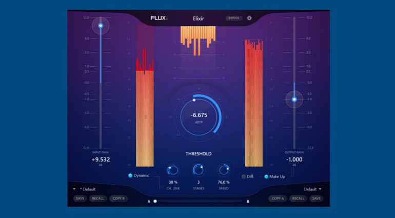 Flux:: Elixir Essential: True Peak Limiter mit Dolby Atmos Support