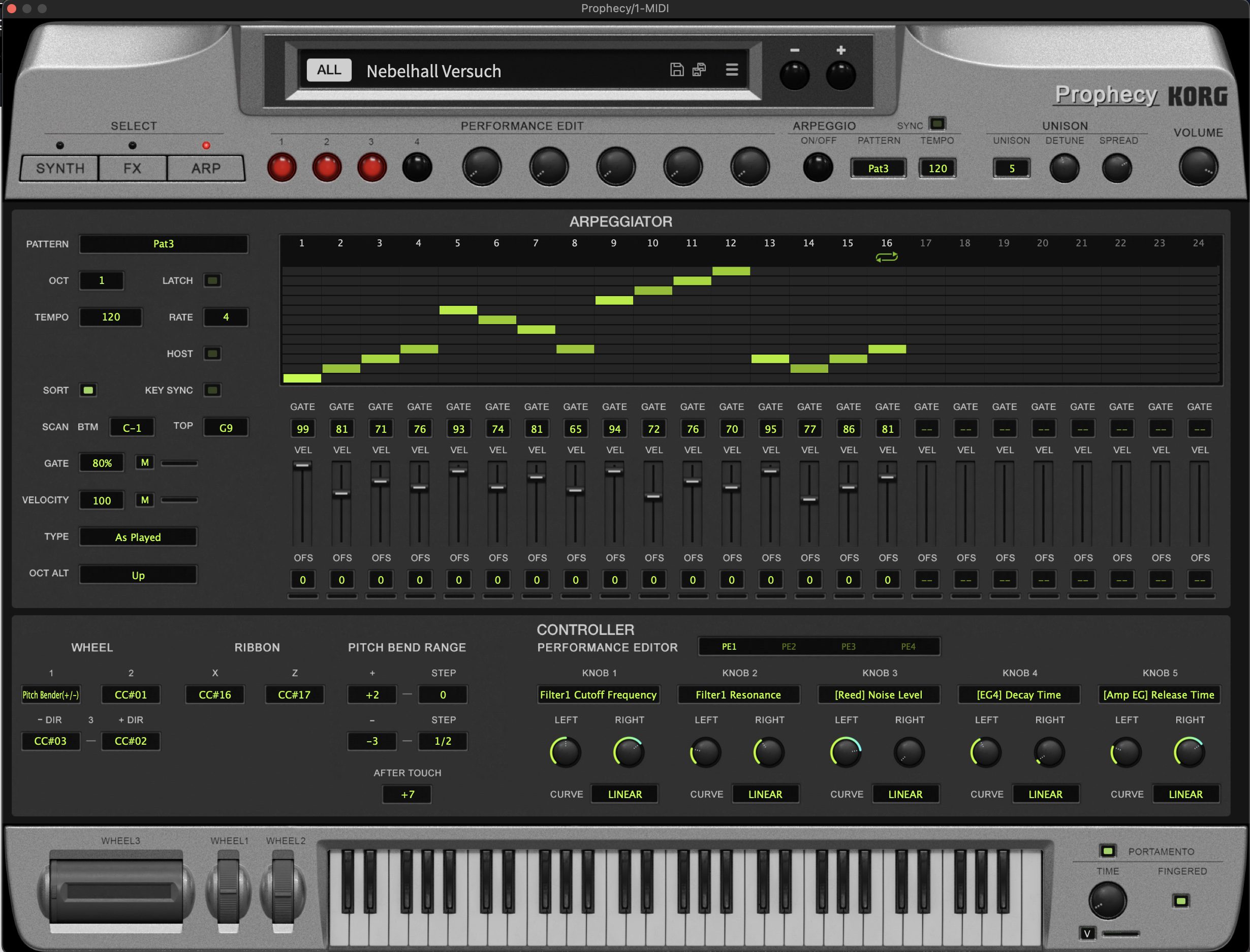 Korg Prophecy Softsynth 0.10