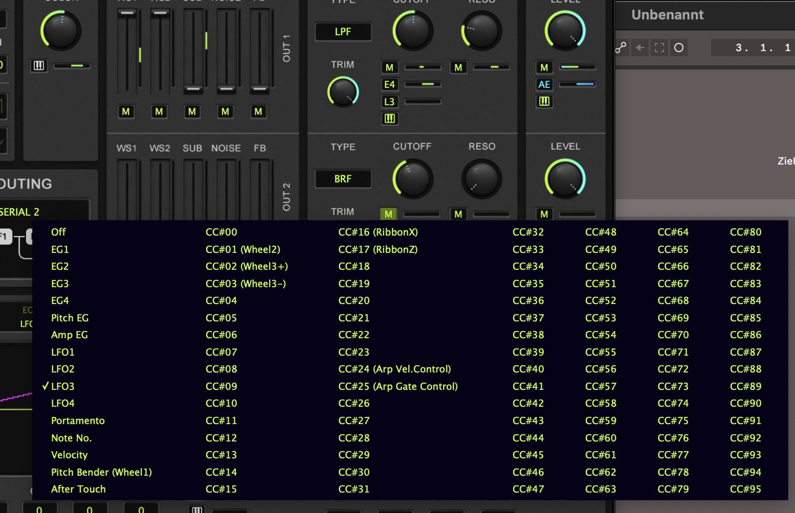 Korg Prophecy Softsynth