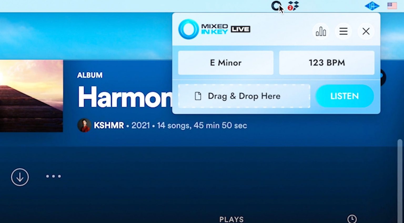 Mixed In Key Live zeigt euch Tempo, Tonart und Skala von jeder Musik in