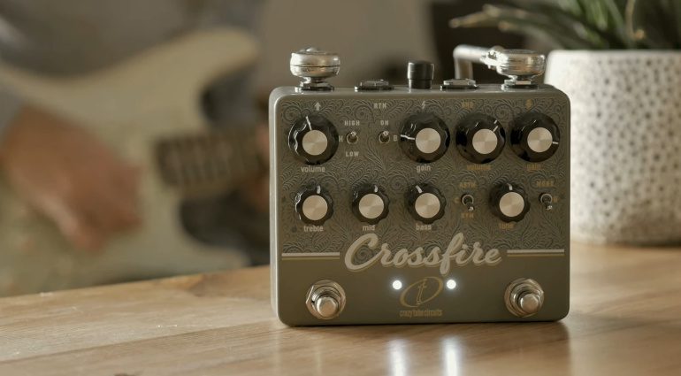 Crazy Tube Circuits Crossfire Blackface Tube Screamer Effekt Pedal 1