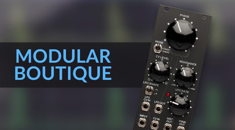 Modular-Boutique: Erica Synths Black K-Phaser und Neues von Instruo