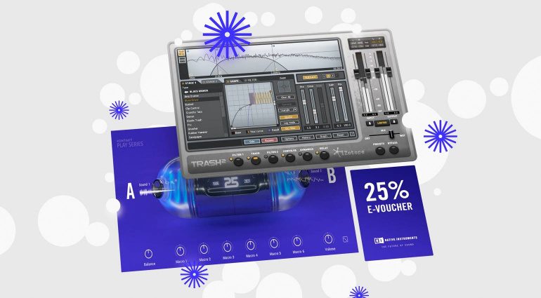 Kostenlos: Native Instruments verschenkt iZotope Trash 2 und Twenty Five