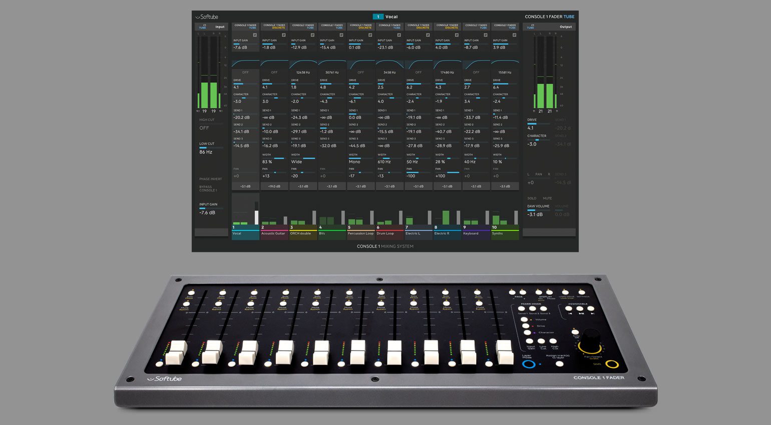 Softube Console 1 Fader Update