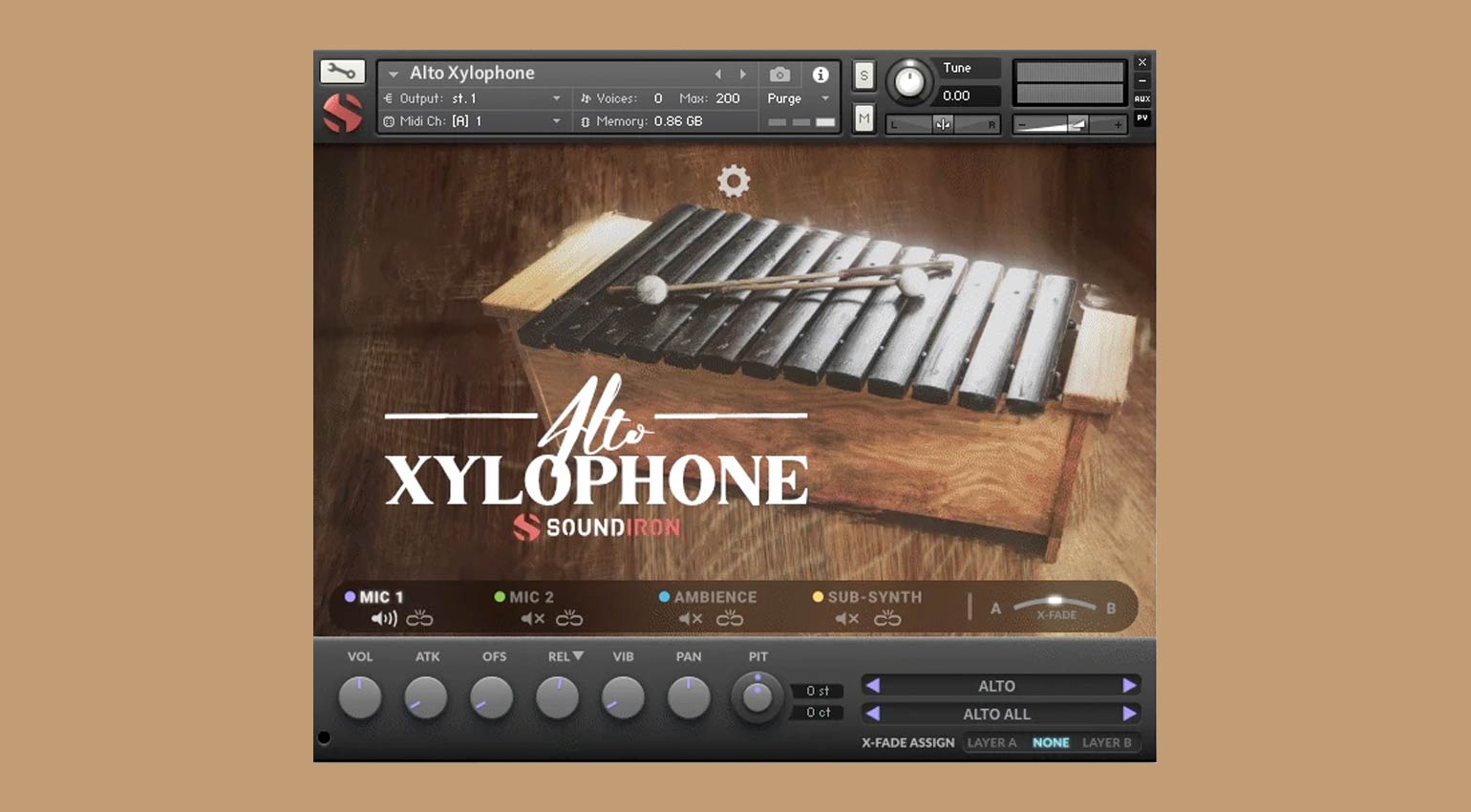 Soundiron Alto Xylophone