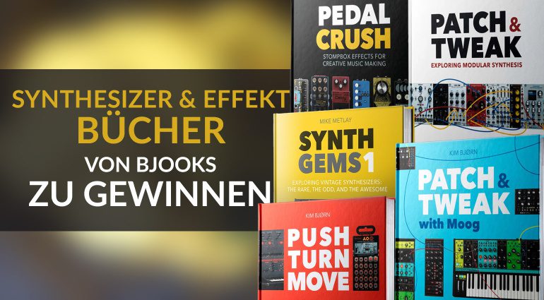 Gewinnspiel: Gewinne Synthesizer-Bücher von Bjooks