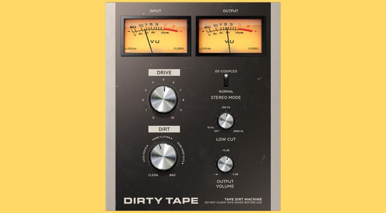 Freeware: Softube Dirty Tape - die Tape Dirt Machine
