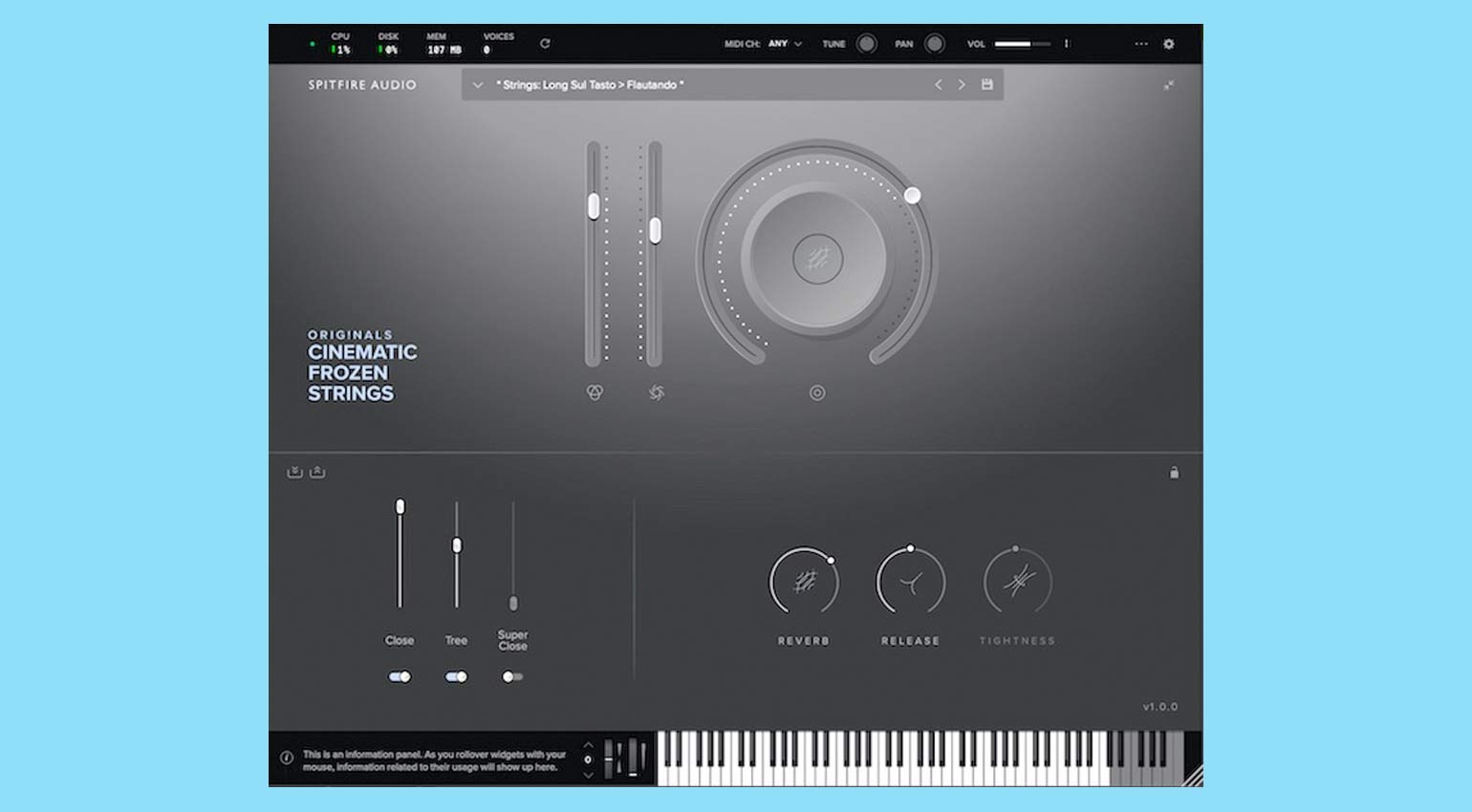 Spitfire Audio Originals Cinematic Frozen Strings