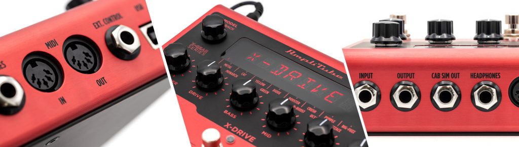 Die AmpliTube X-Drive Software basiert auf dem Hardware Pedal.