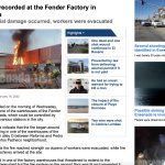 Fender Ensenada Fabrik in Mexiko steht in Flammen