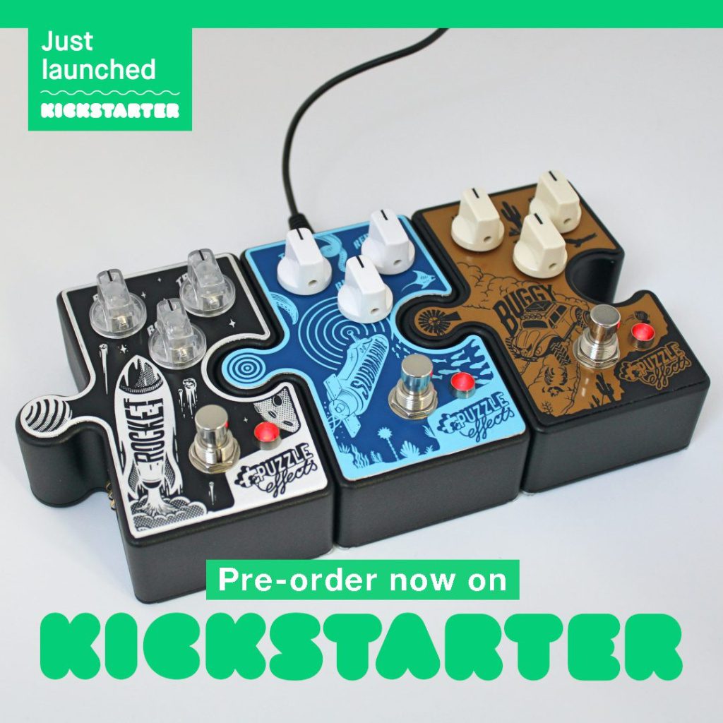 Kabellose Pedale Puzzle Effects jetzt auf Kickstarter gearnews.de