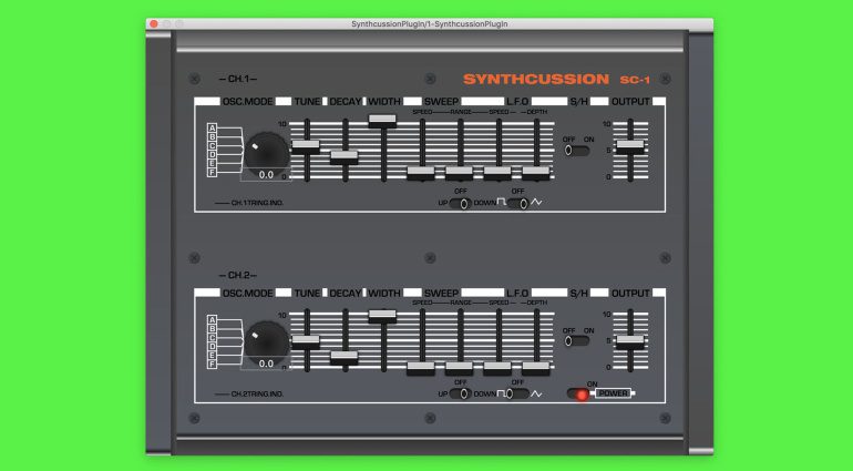 Soft Computing Synthcussion Plug-in emuliert Syncussion SY-1 für 12 €