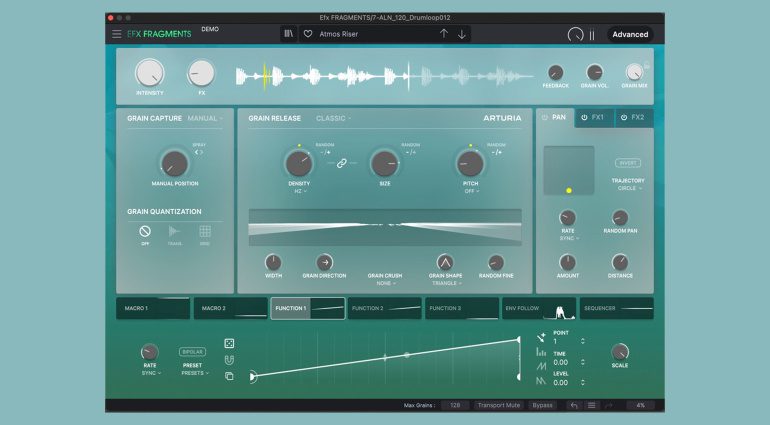 Arturia Efx FRAGMENTS Plug-in: Granular-Effektprozessor der Extraklasse