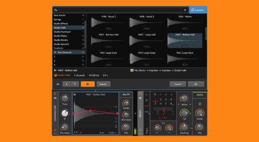 Bitwig Studio 4.3: Convolution Reverb, Delay+, Update für Polymer