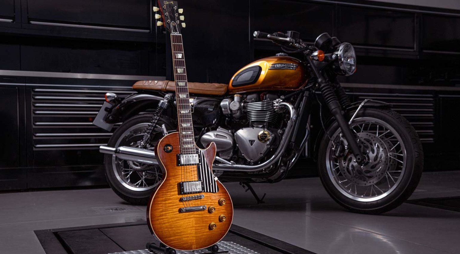 Gibson Triumph Motorrad Les Paul Standard 1959