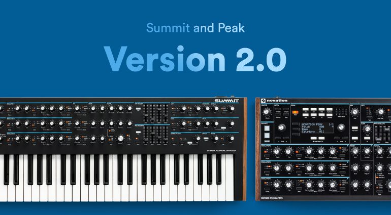 Novation Summit und Peak Update 2.0