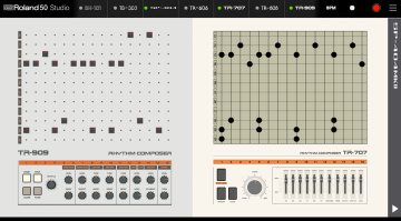 Roland50.studio: Jetzt auch SP404, 606, 707 und 909 kostenlos im Browser