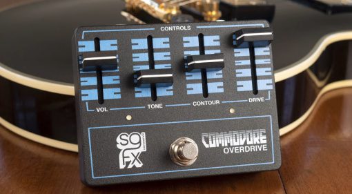 SolidGoldFX Commodore Overdrive Effekt Pedal Front