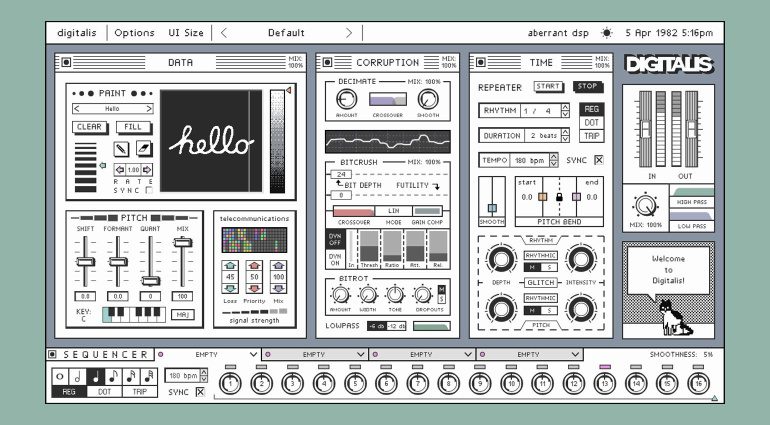 Aberrant DSP Digitalis: das verrückteste digitale Chrusher Plug-in der Welt?