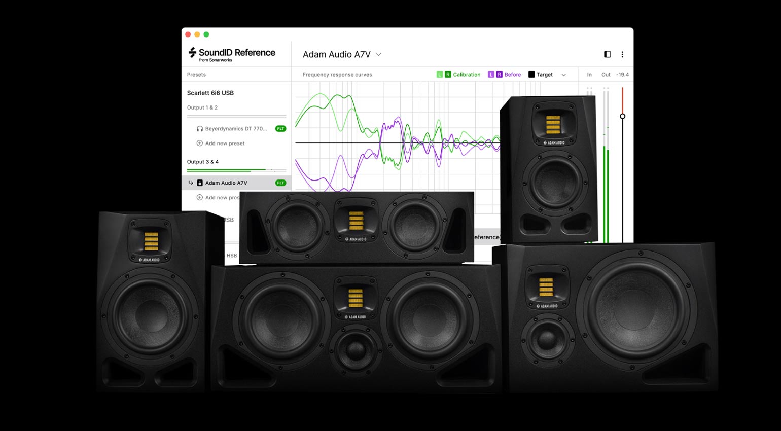 Adam Audio A Series: Jetzt mit SoundID Reference-Kalibrierungsprofilen