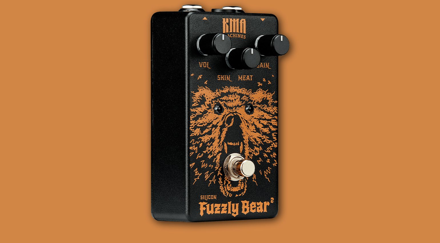 KMA Machines FUZZLY BEAR 2: Neuauflage des Silicon Fuzz Pedals