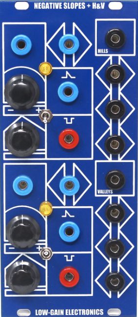 Low-Gain Electronics Dual Negative Slopes