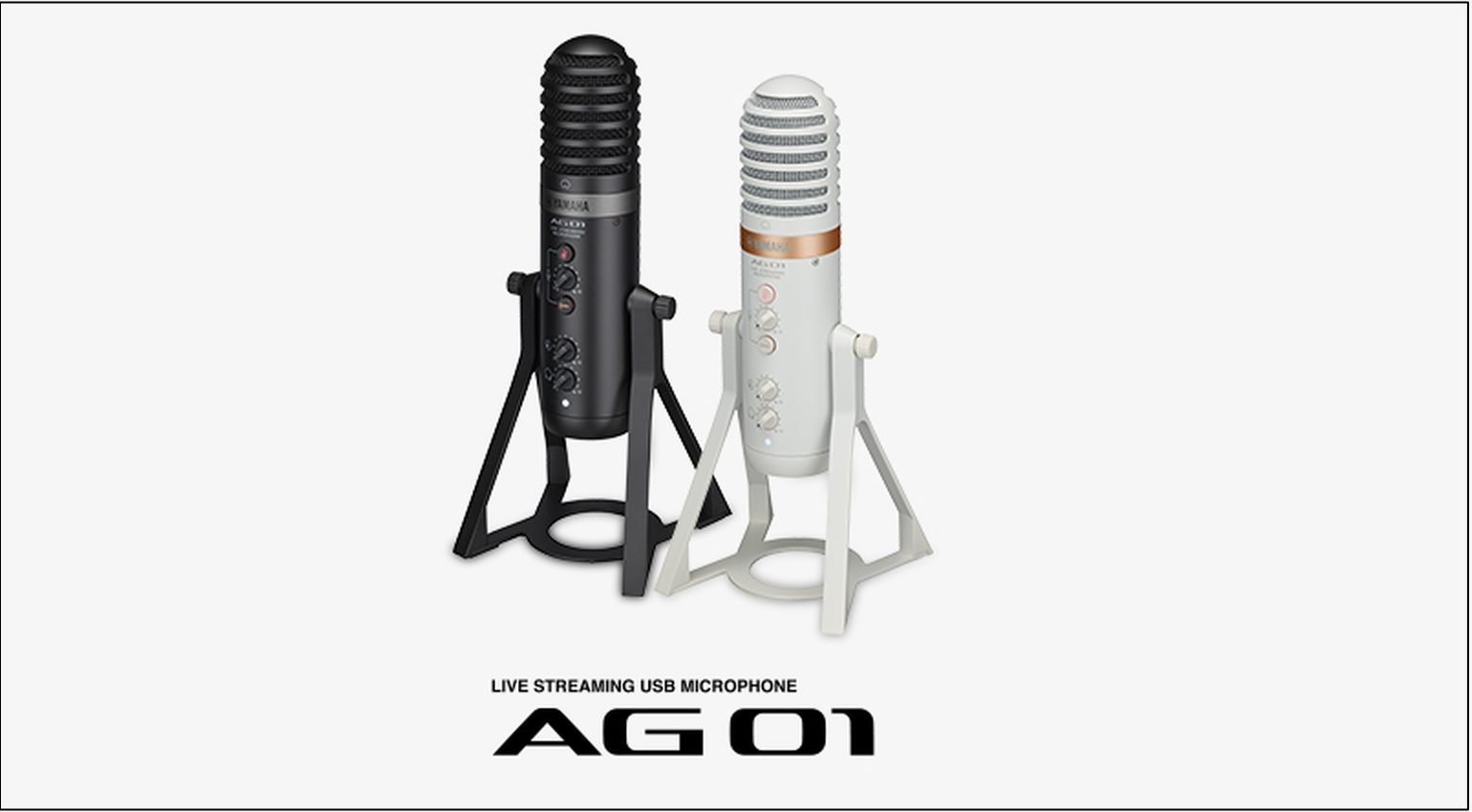 Yamaha AG-Serie: Kompaktpulte und Mikrofone für Streaming