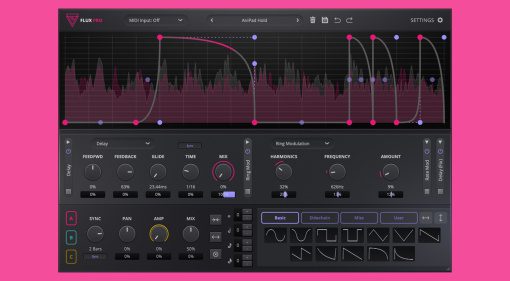 Caelum Audio Flux Pro: Interessantes Multieffekt mit zeichenbarem LFO