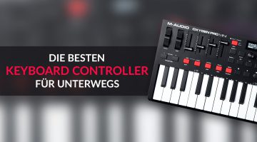 USB/MIDI Keyboard Controller für unterwegs