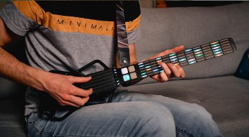 Sensy Guitar: MIDI-Controller und KI-Gitarre bald im Crowdfunding