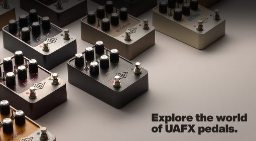 Universal Audio veröffentlicht UAFX Ruby, Woodrow & Dream Amp-Sim-Pedale