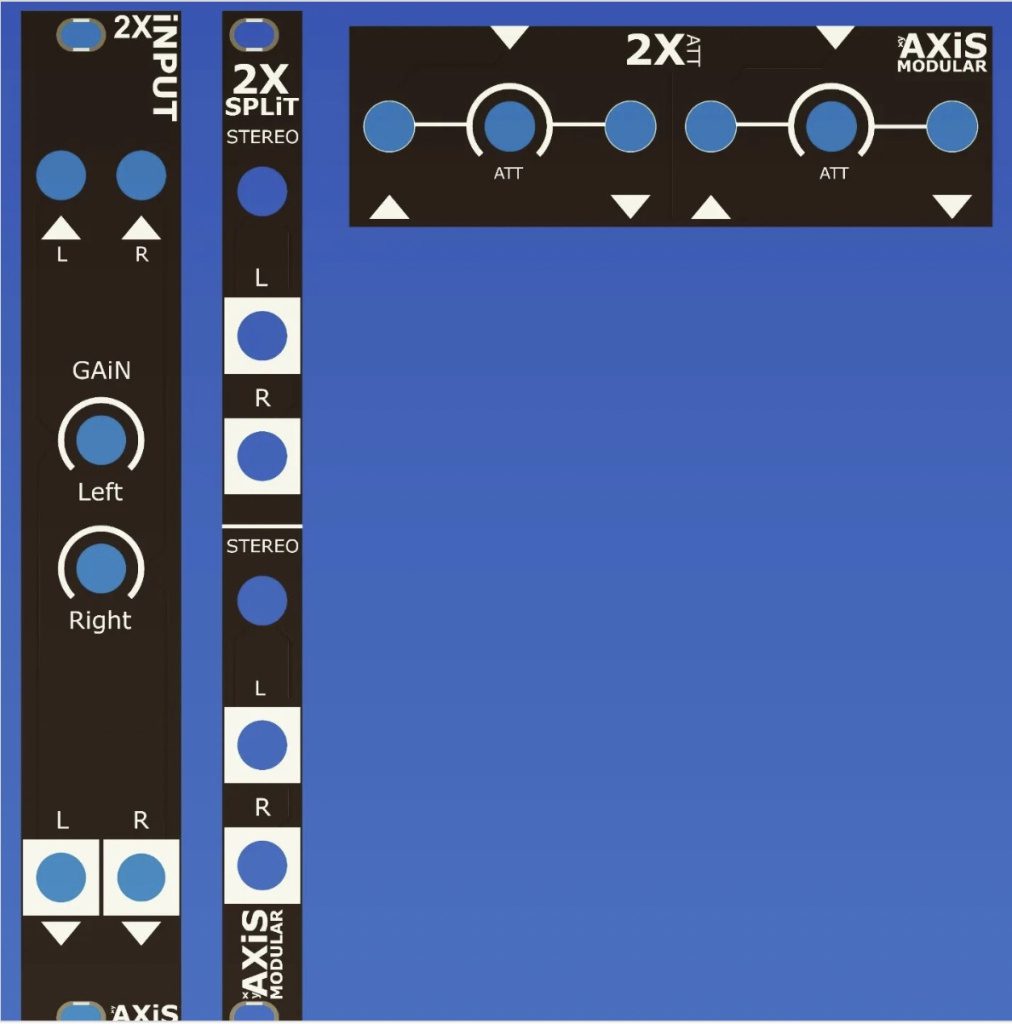 Axis Modular 2Xinput Split Att